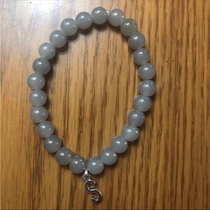 Grey handmade bracelet